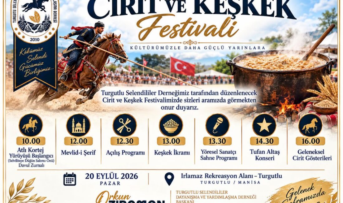 Geleneksel kültürün yaşatılması amacıyla gerçekleştirilecek şenlikte gün boyunca atlı kortej