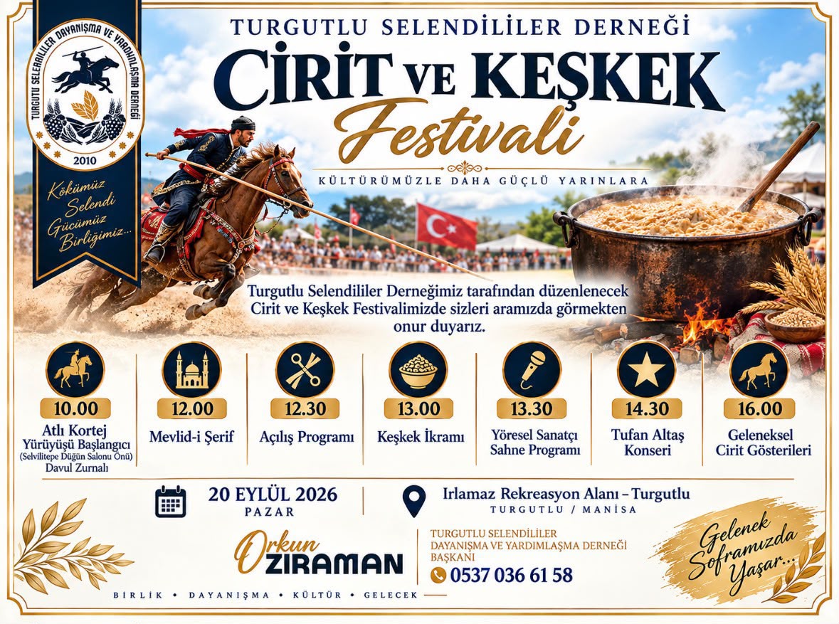 Geleneksel kültürün yaşatılması amacıyla gerçekleştirilecek şenlikte gün boyunca atlı kortej