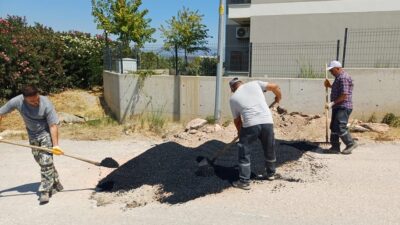 Menderes Belediyesi, Belediye Başkan V. Asuman Şen’in gelişiyle birlikte asfaltlama