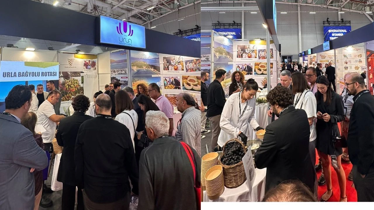 İstanbul Turizm Fuarı’nda yer alan Urla standı, fuarın ilk gününde