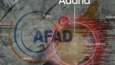 Adana'nın Saimbeyli ilçesinde dün meydana gelen 4,8 büyüklüğündeki depremin ardından