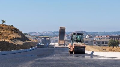 İzmir Büyükşehir Belediyesi’nin Seferihisar’daki 2 bin 700 metrelik çevre yolu