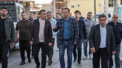 Bornova Belediye Başkanı Ömer Eşki, hizmet ve yatırımları yerinde belirlemek