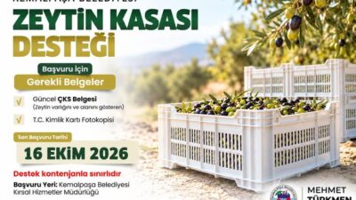 Kemalpaşa Belediyesi, tarımsal üretimi teşvik etmek ve üreticilerin ekonomik yükünü