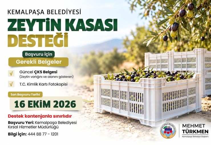 Kemalpaşa Belediyesi, tarımsal üretimi teşvik etmek ve üreticilerin ekonomik yükünü