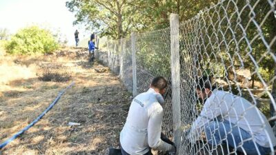 Manisa Büyükşehir Belediyesi, kırsal mahallelerde bulunan mezarlık alanlarının daha temiz,