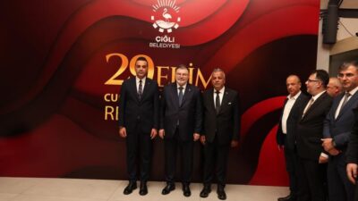 Çiğli Belediyesi tarafından 29 Ekim Cumhuriyet Bayramı’nın 103. yıl dönümü