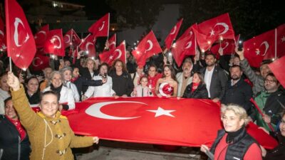 Güzelbahçe’de 29 Ekim Cumhuriyet Bayramı’nın 103. yıl dönümü, gün boyunca