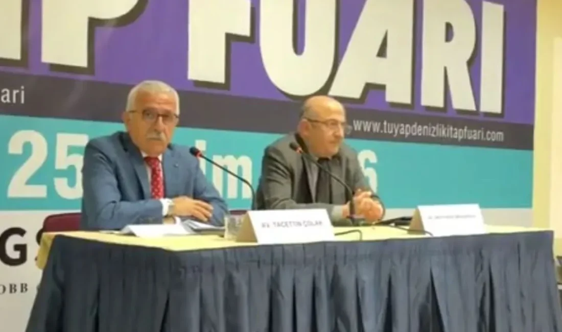 Denizli Kitap Fuarı’nda düzenlenen “Neden İkinci Kuvayımilliye?” söyleşisinde Avukat Tacettin