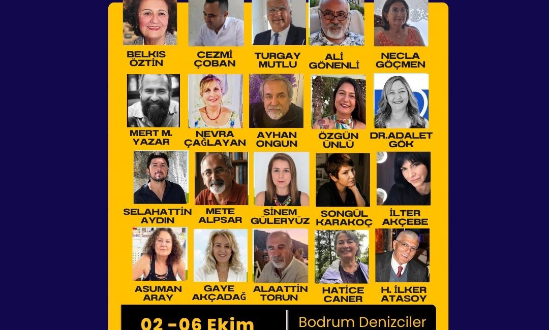 18. Uluslararası Bodrum SarıYaz Festivali’nde Üç Etaplı Edebiyat Maratonu 