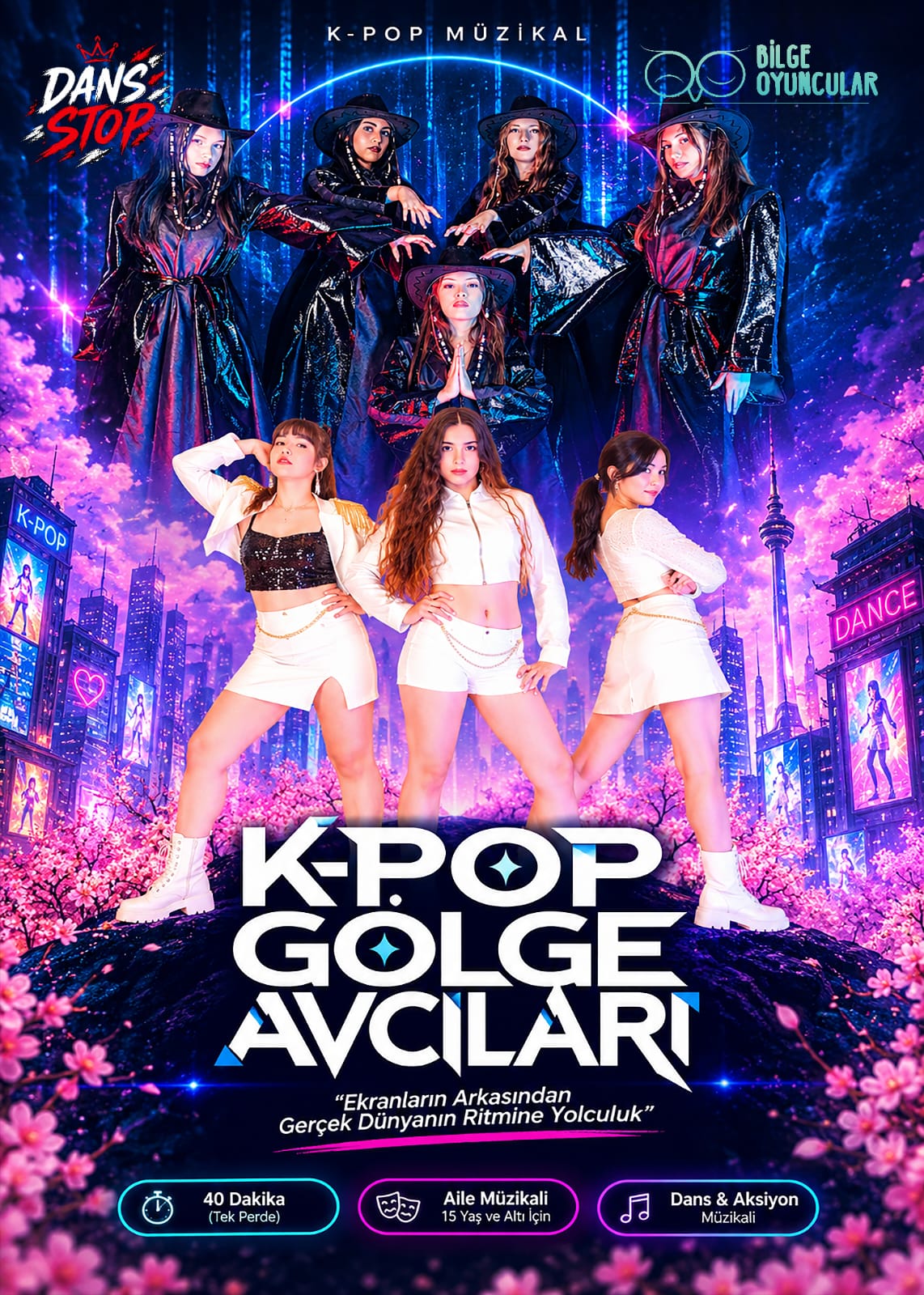 Dans, müzik ve görsel anlatımı bir araya getiren “K-POP: GÖLGE