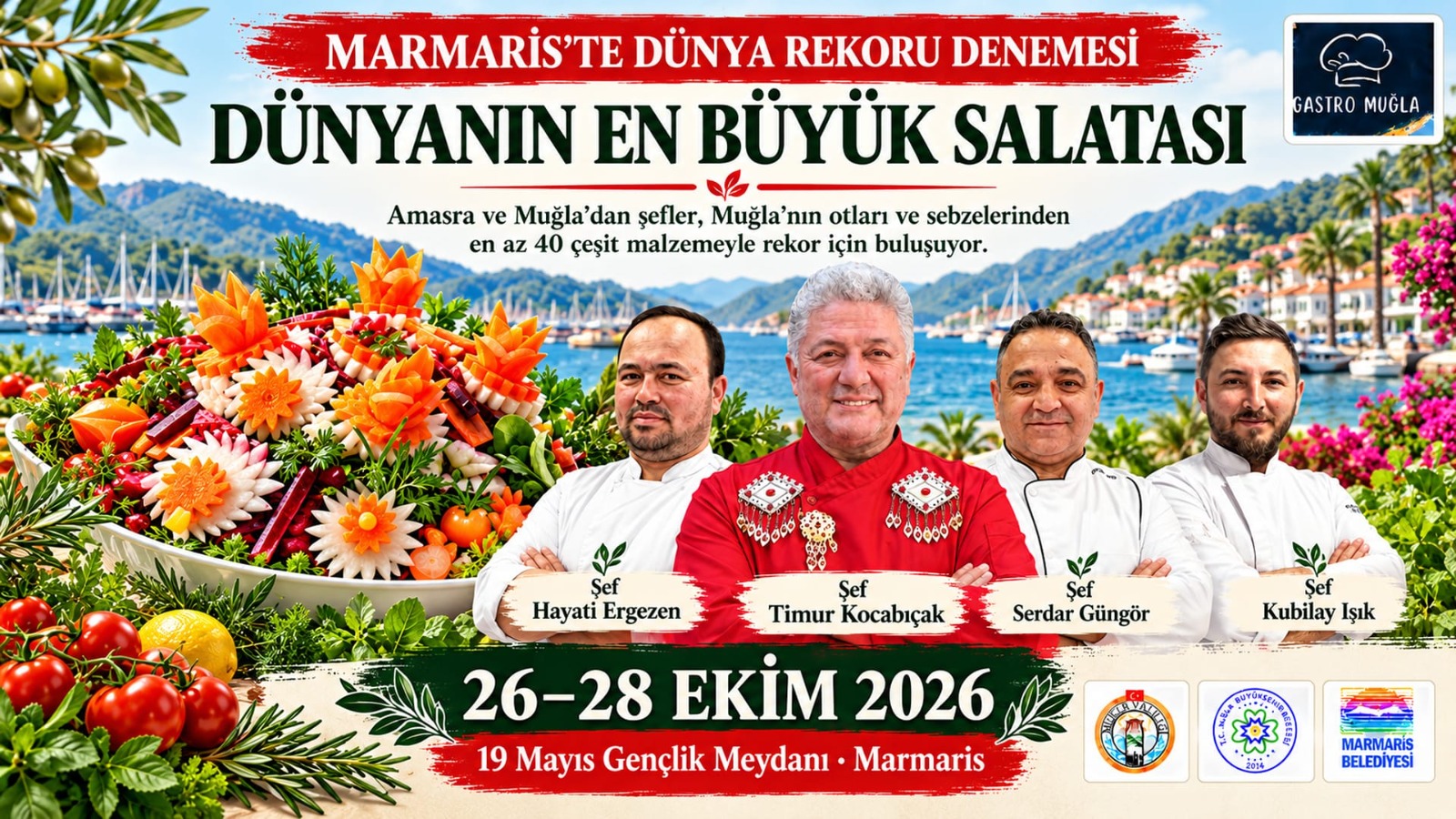 Turizm sezonu sona ererken Marmaris; bu kez 26 - 27