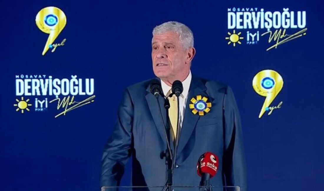 İYİ Parti 9. kuruluş yıldönümünü kutladı. Genel Başkan Müsavat Dervişoğlu,