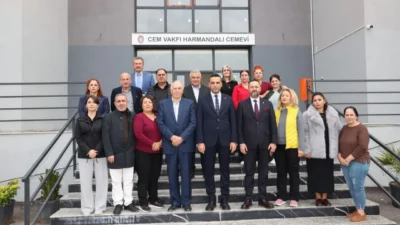 Çiğli Belediye Başkanı Onur Emrah Yıldız, Harmandalı Cemevi’nin eksiklerinin giderilmesi