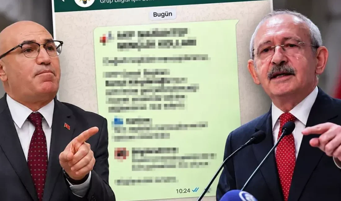 Mahmut Tanal’ın AK Parti teşkilatına ait olduğunu öne sürdüğü WhatsApp