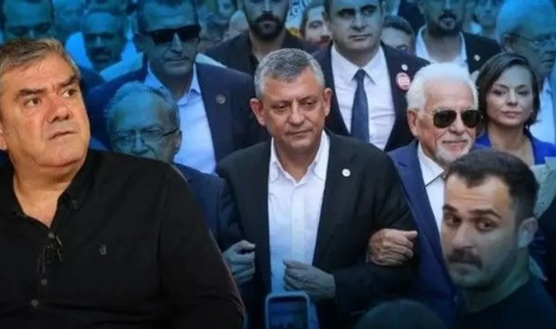Yılmaz Özdil, İzmir’deki sansüre karşı yürüyüşün siyasi parti etkinliği görünümü
