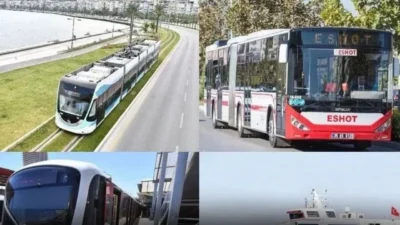 İzmir'de 29 Ekim Cumhuriyet Bayramı'nda ESHOT, Metro, Tramvay ve İZDENİZ