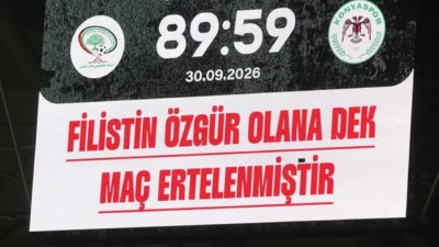 Konyaspor ile Filistin Milli Takımı 2-2 berabere kaldı; dostluk maçı
