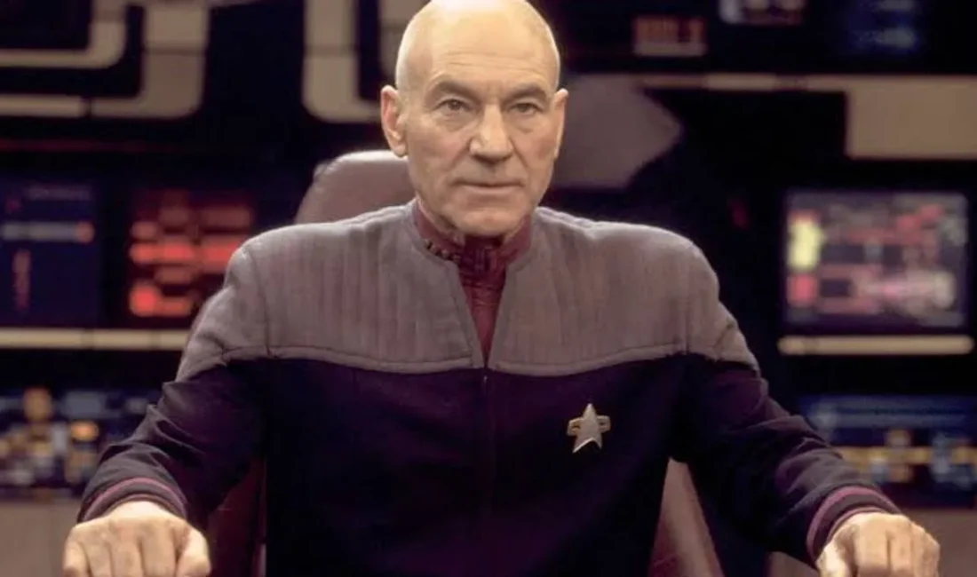 'Star Trek: The Next Generation' dizisinde Kaptan Jean-Luc Picard, 'X-Men'